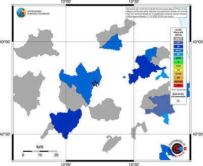 Mappa MCS - territori comuni