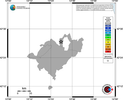 Mappa EMS - territori comuni