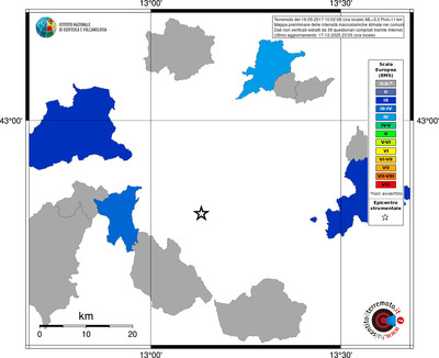 Mappa EMS - territori comuni