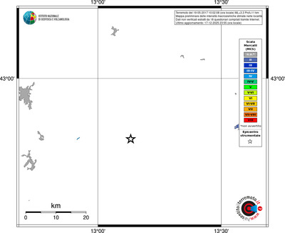 Mappa MCS - territori località