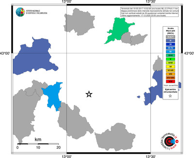 Mappa MCS - territori comuni