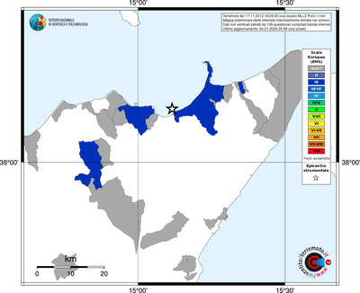 Mappa EMS - territori comuni
