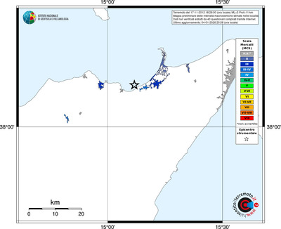 Mappa MCS - territori località