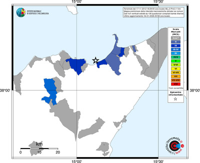 Mappa MCS - territori comuni