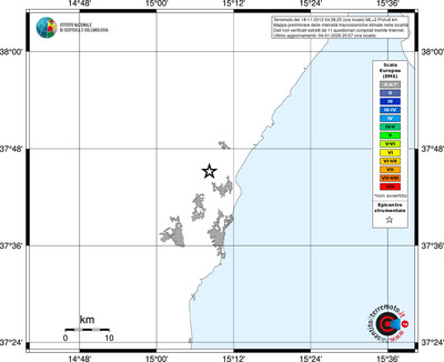 Mappa EMS - territori località
