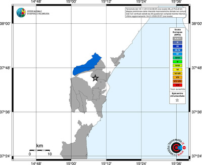 Mappa EMS - territori comuni