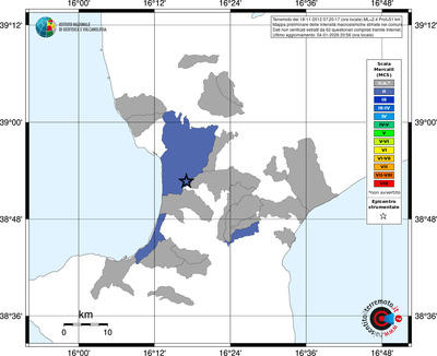 Mappa MCS - territori comuni