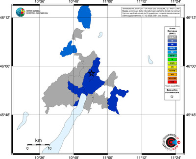 Mappa EMS - territori comuni