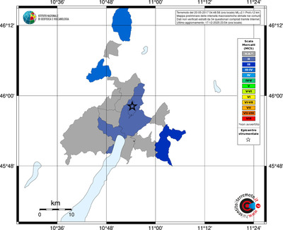 Mappa MCS - territori comuni