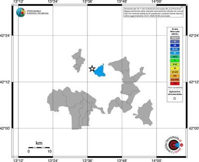 Mappa MCS - territori comuni