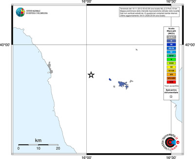Mappa MCS - territori località