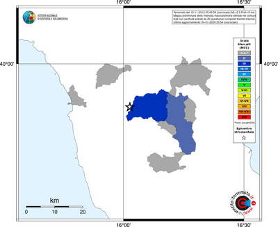 Mappa MCS - territori comuni