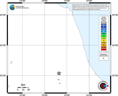 Mappa MCS - territori località