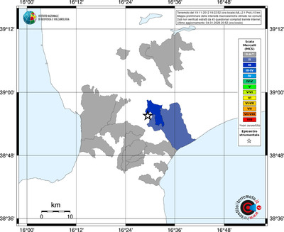 Mappa MCS - territori comuni
