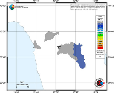 Mappa MCS - territori comuni