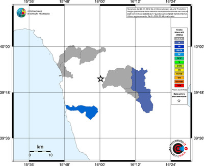 Mappa MCS - territori comuni