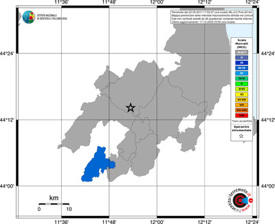 Mappa MCS - territori comuni