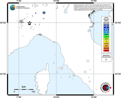 Mappa MCS - territori località