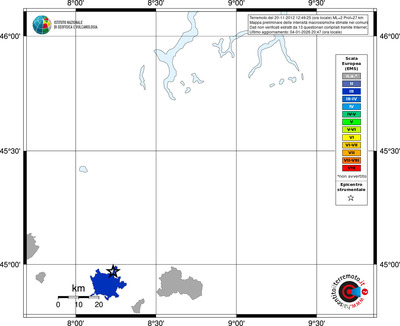 Mappa EMS - territori comuni