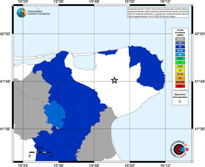 Mappa EMS - territori comuni