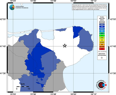 Mappa MCS - territori comuni