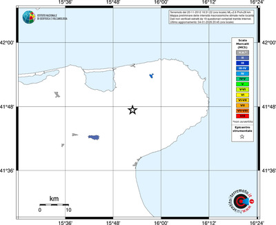 Mappa MCS - territori località