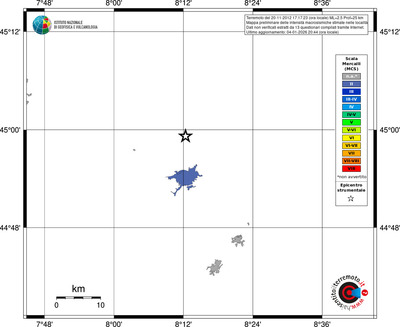 Mappa MCS - territori località