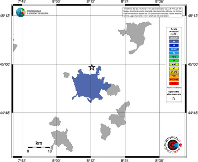 Mappa MCS - territori comuni