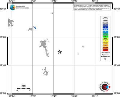 Mappa MCS - territori località