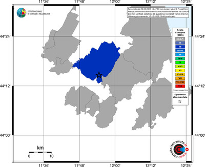 Mappa EMS - territori comuni