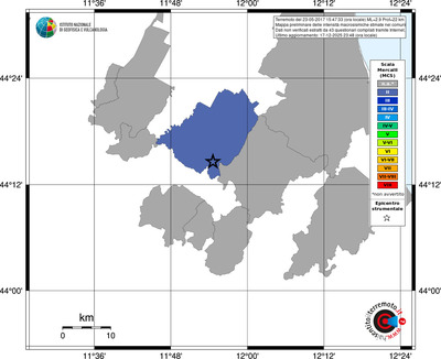 Mappa MCS - territori comuni