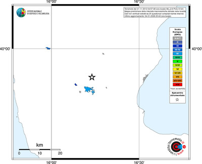 Mappa EMS - territori località