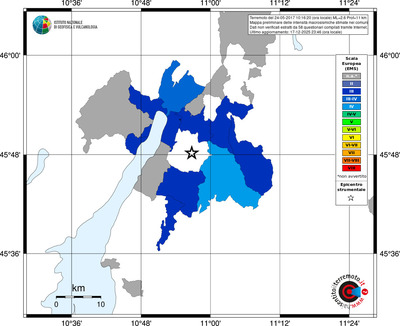 Mappa EMS - territori comuni