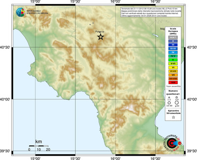 Mappa EMS - località
