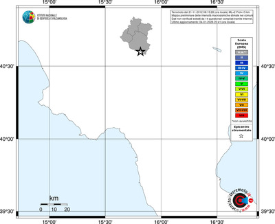 Mappa EMS - territori comuni