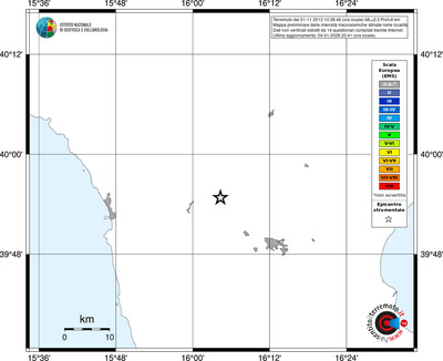 Mappa EMS - territori località