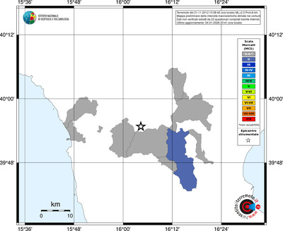 Mappa MCS - territori comuni