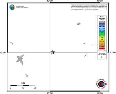 Mappa EMS - territori località