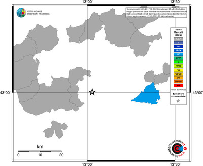 Mappa MCS - territori comuni