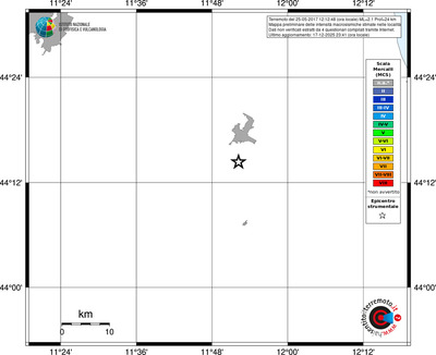 Mappa MCS - territori località