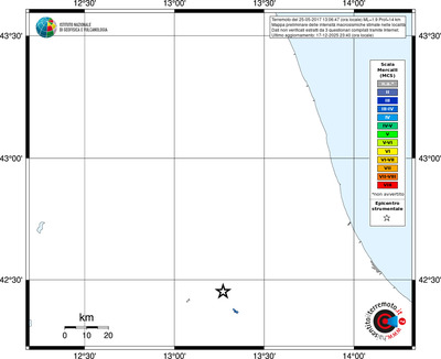Mappa MCS - territori località