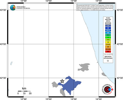 Mappa MCS - territori comuni