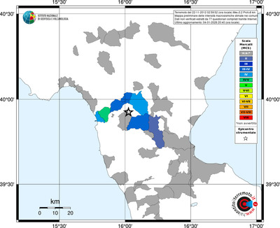 Mappa MCS - territori comuni