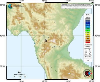 Mappa MCS - località
