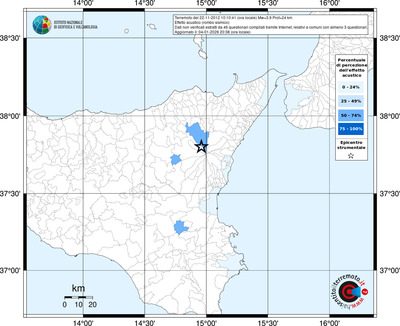 Mappa territorio comunale con almeno 3 questionari