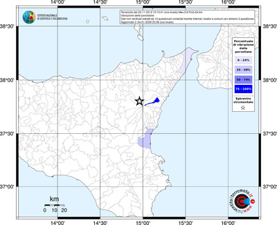 Mappa territorio comunale con almeno 3 questionari