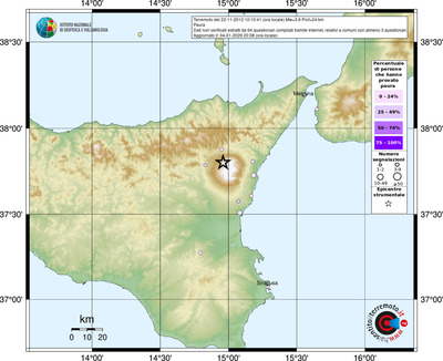 Mappa comuni con almeno 3 questionari