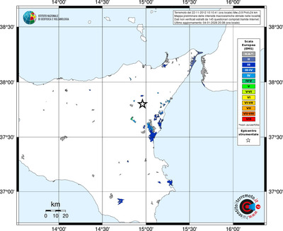 Mappa EMS - territori località