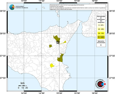 Mappa territorio comunale con almeno 3 questionari
