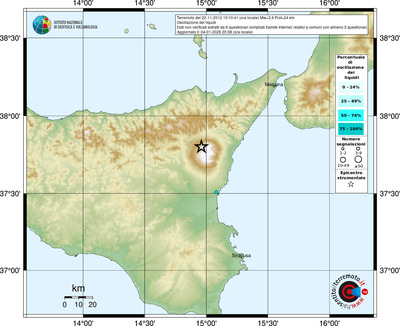 Mappa comuni con almeno 3 questionari
